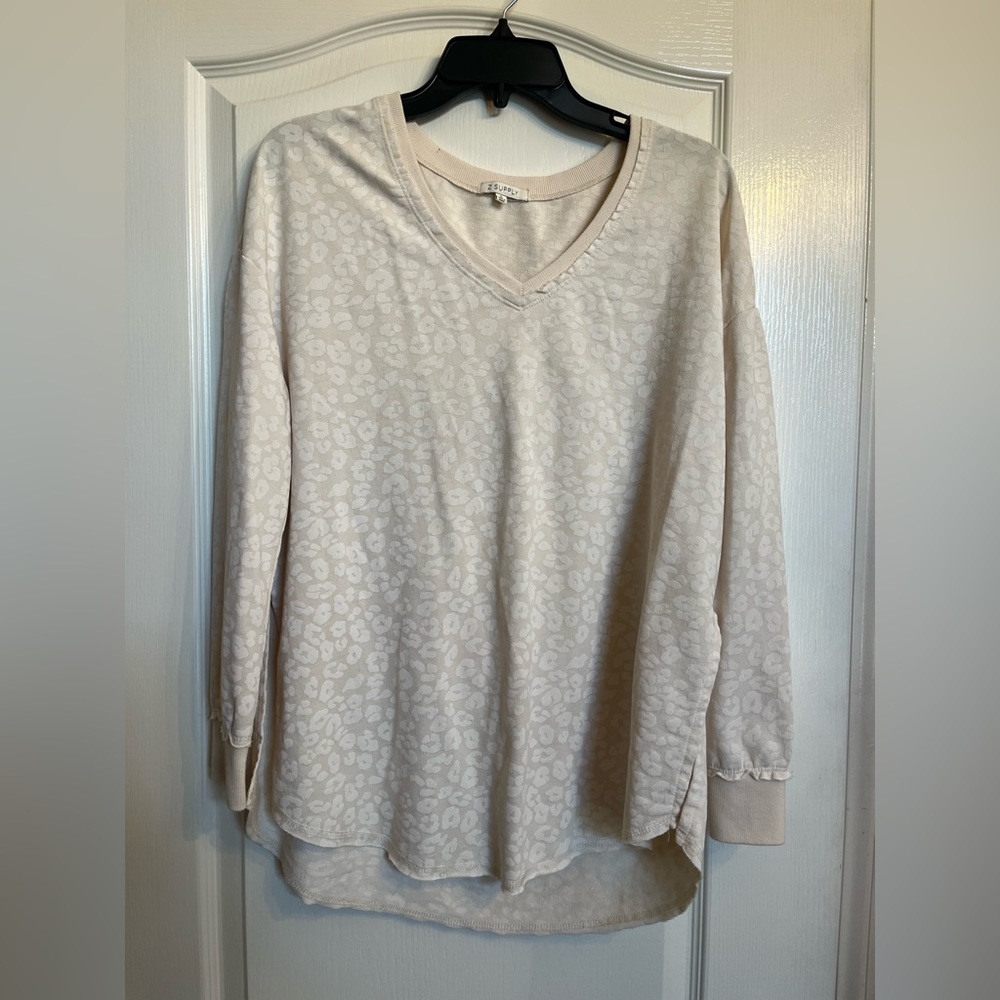 Leopard print top